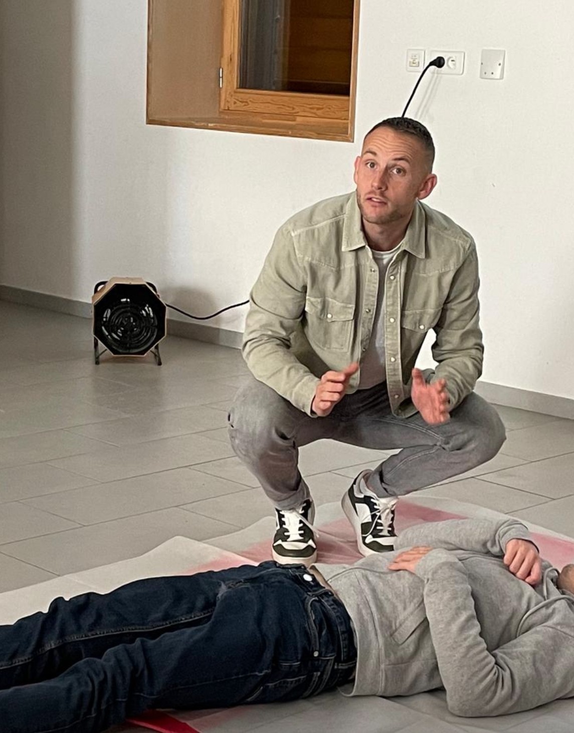 Kevin Corse en intervention de formation
